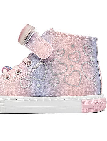 Zapatillas conguitos purpurina luces