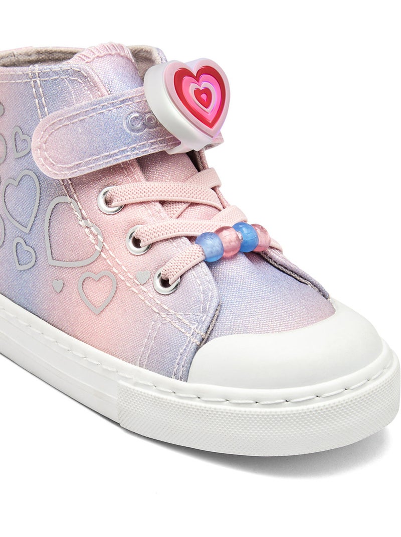 Zapatillas conguitos purpurina luces Multicolor - Kiabi
