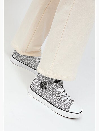 Zapatillas conguitos purpurina