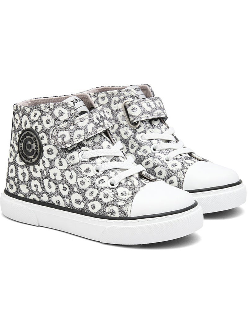 Zapatillas conguitos purpurina Plata - Kiabi