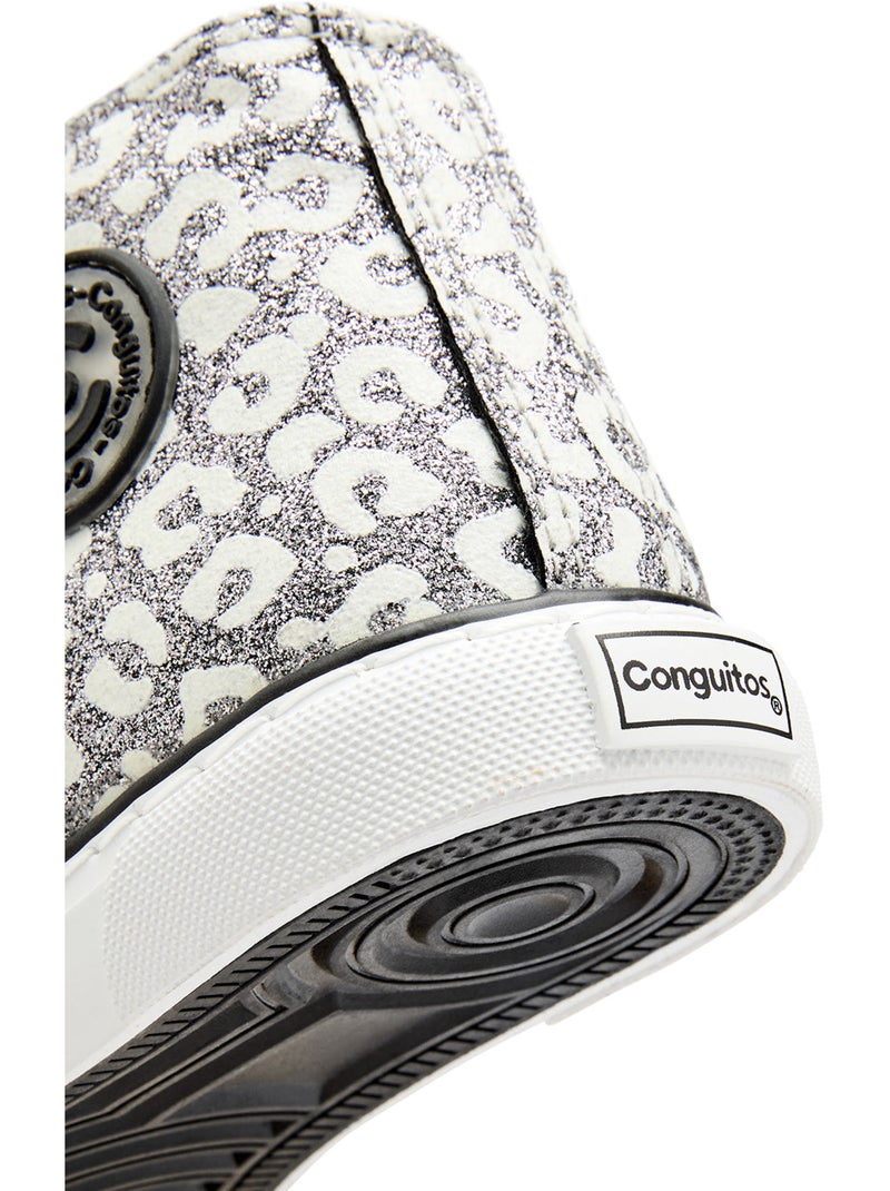 Zapatillas conguitos purpurina Plata - Kiabi