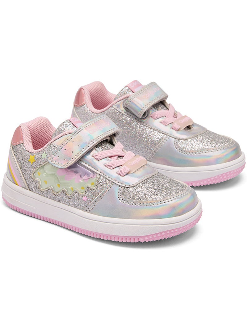 Zapatillas Conguitos Rainbow Light Plata - Kiabi