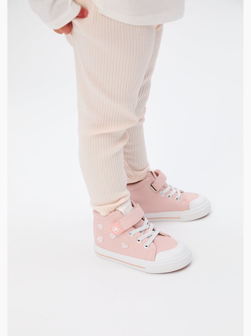 Zapatillas Conguitos Tecnobaby Altas Rosa - Kiabi