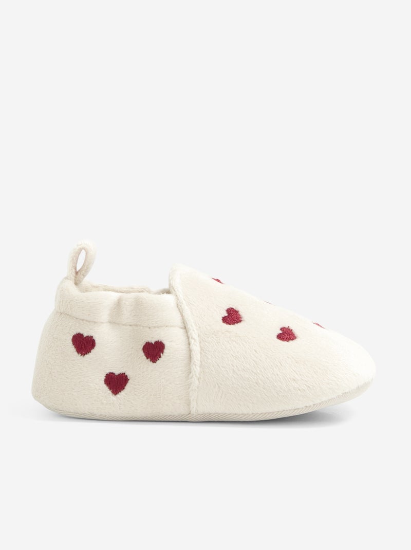 Zapatillas 'corazón' Beige - Kiabi
