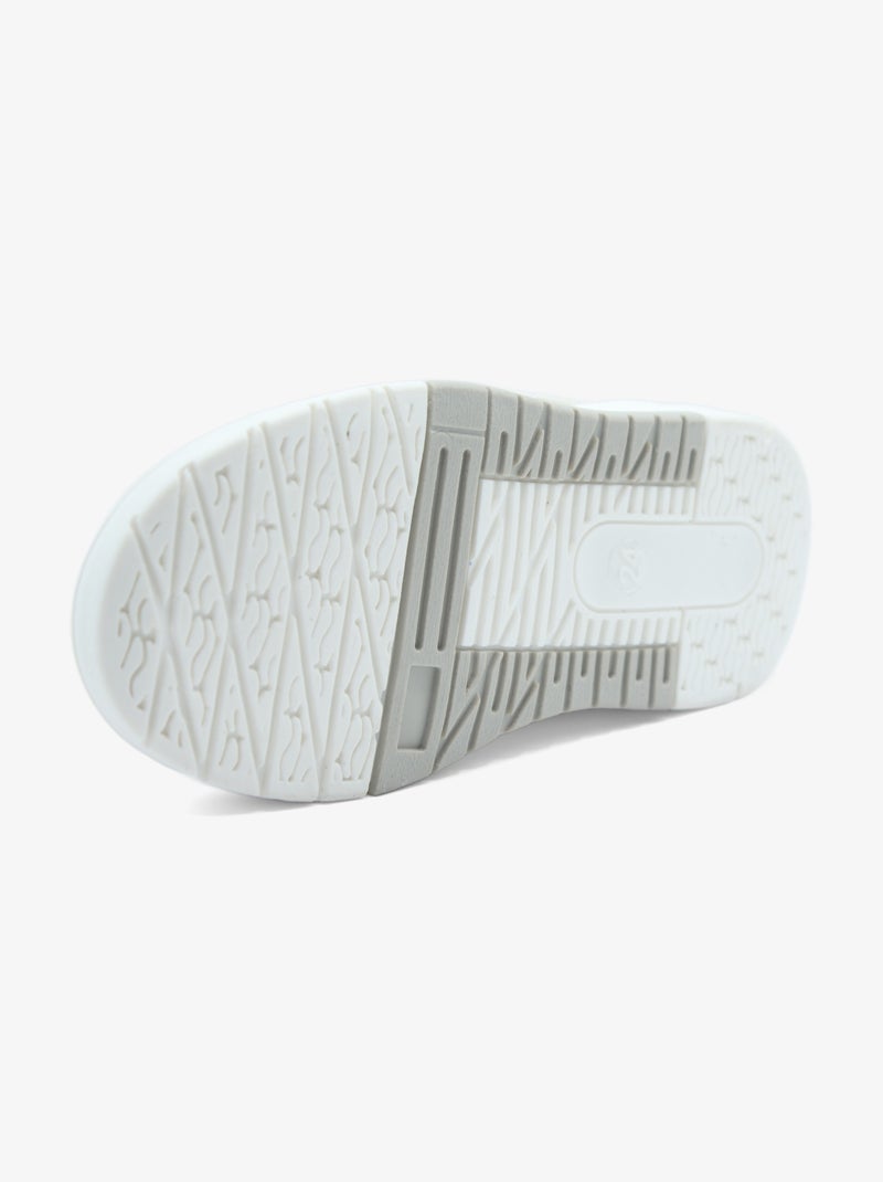 Zapatillas correa cruzada Blanco - Kiabi