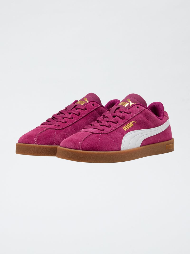 Zapatillas de antelina 'Puma' bicolor Blanco - Kiabi
