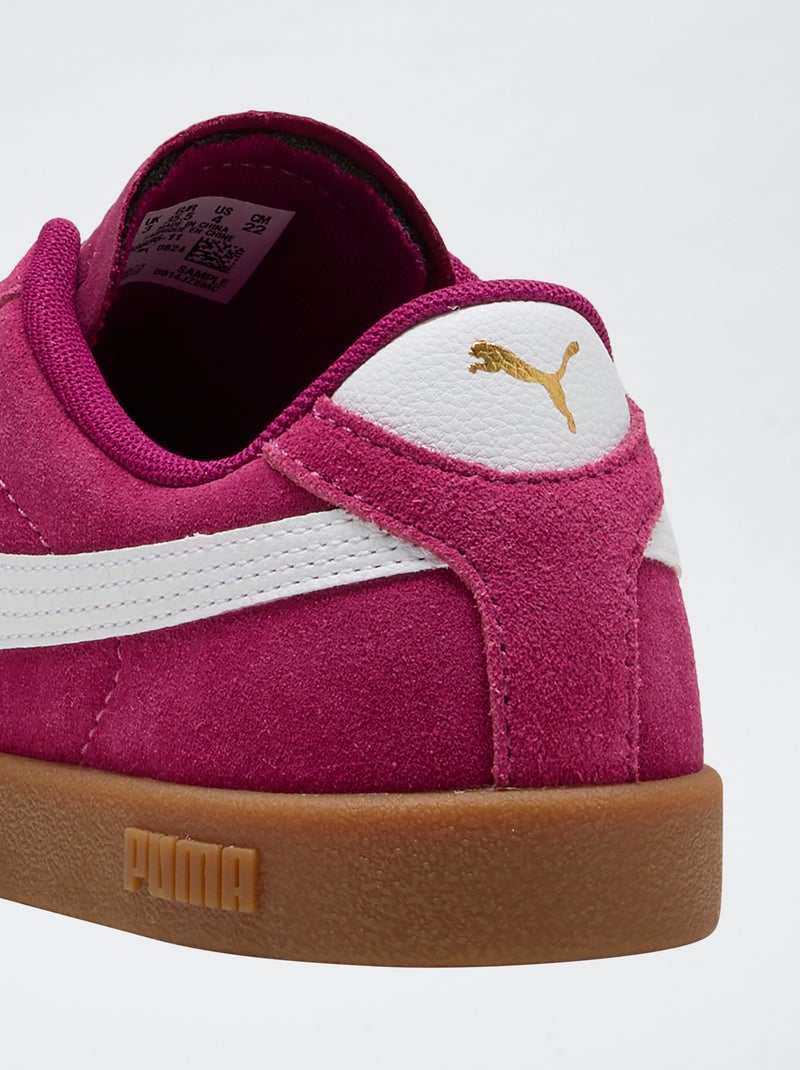Zapatillas de antelina 'Puma' bicolor Blanco - Kiabi