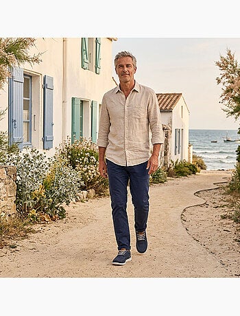 Zapatillas de baloncesto OZABI para hombre, cómodas, con suela flexible y estilo náutico