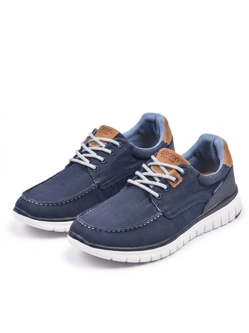 Zapatillas de baloncesto OZABI para hombre, cómodas, con suela flexible y estilo náutico Azul - Kiabi
