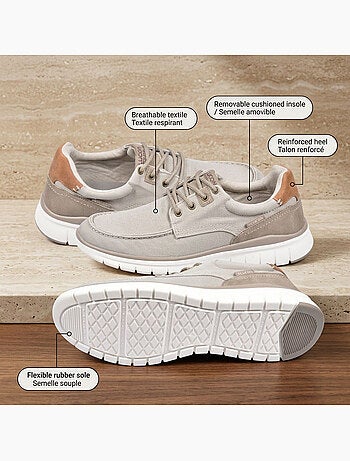 Zapatillas de baloncesto OZABI para hombre, cómodas, con suela flexible y estilo náutico
