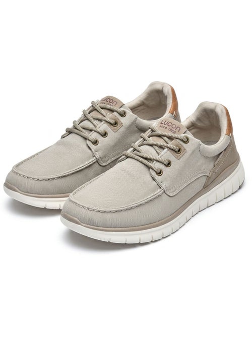 Zapatillas de baloncesto OZABI para hombre, cómodas, con suela flexible y estilo náutico - Kiabi