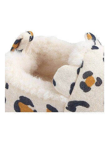 Zapatillas de bebé forradas con estampado de - SAUTHON