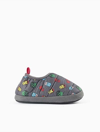 Zapatillas de casa acolchadas con estampado de los vengadores