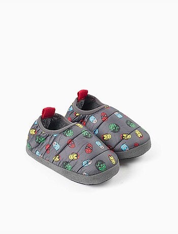 Zapatillas de casa acolchadas con estampado de los vengadores