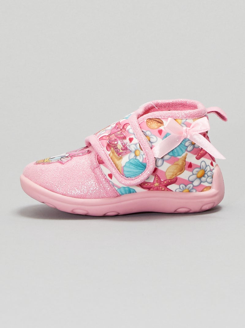 Zapatillas de casa altas 'Daisy' 'Disney' rosa - Kiabi