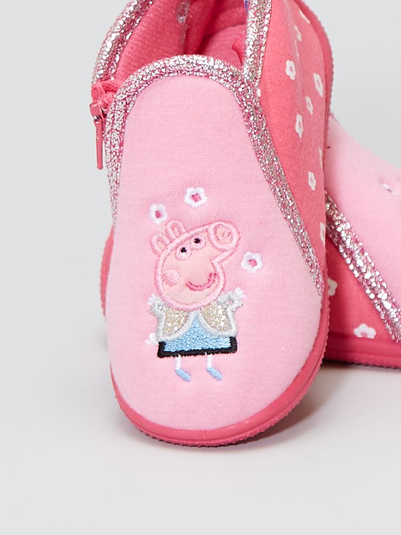 Zapatillas de casa altas 'Peppa Pig' rosa - Kiabi