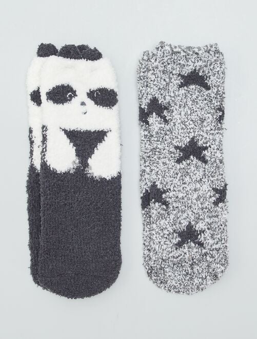 Zapatillas de casa 'animales' tipo calcetines - Kiabi