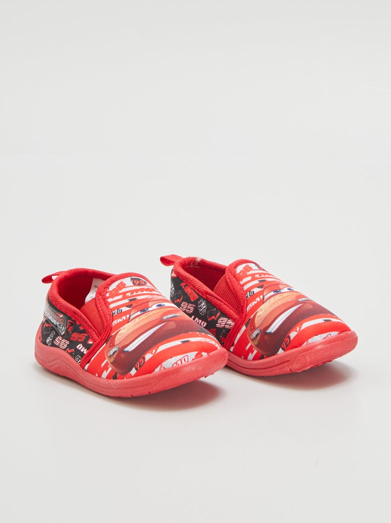 Zapatillas de casa 'Cars' ROJO - Kiabi
