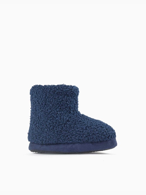 Zapatillas de casa cerradas en sherpa con suela antideslizante - Kiabi