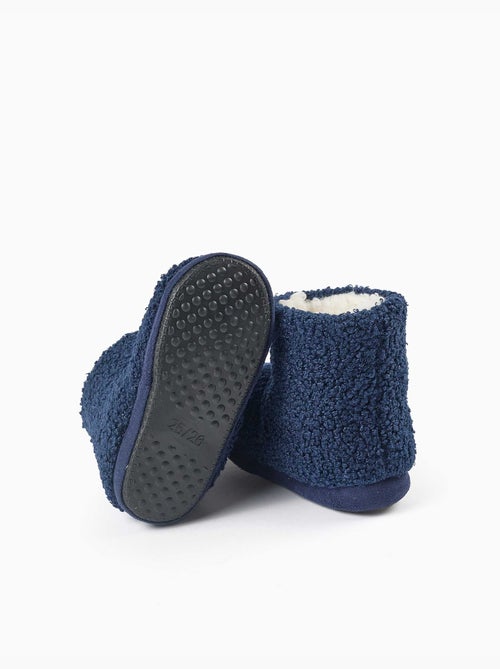 Zapatillas de casa cerradas en sherpa con suela antideslizante - Kiabi