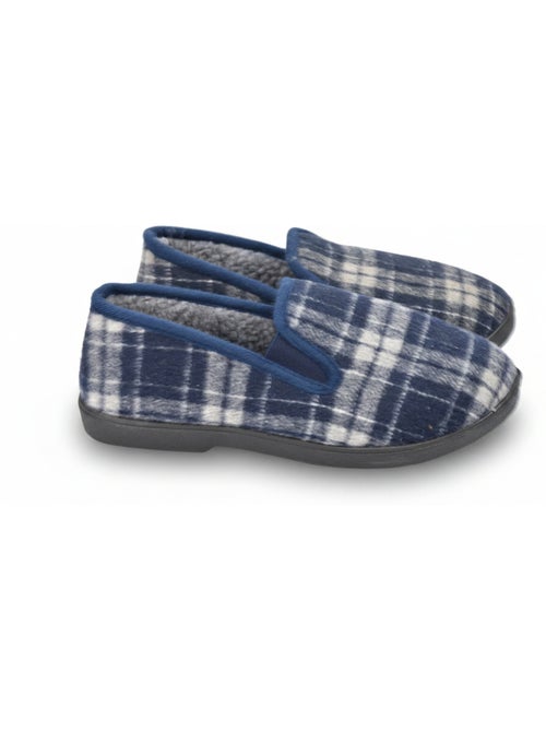 Zapatillas de casa charentaisas hombre forradas cuadros escoceses antideslizantes ozabi - Kiabi