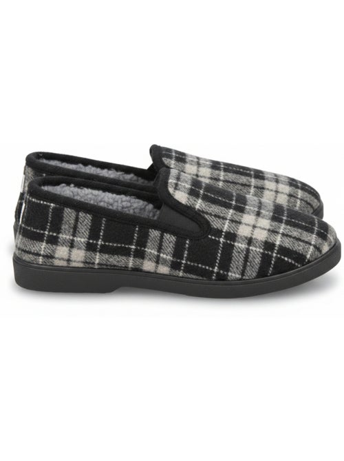 Zapatillas de casa charentaisas hombre forradas cuadros escoceses antideslizantes ozabi - Kiabi
