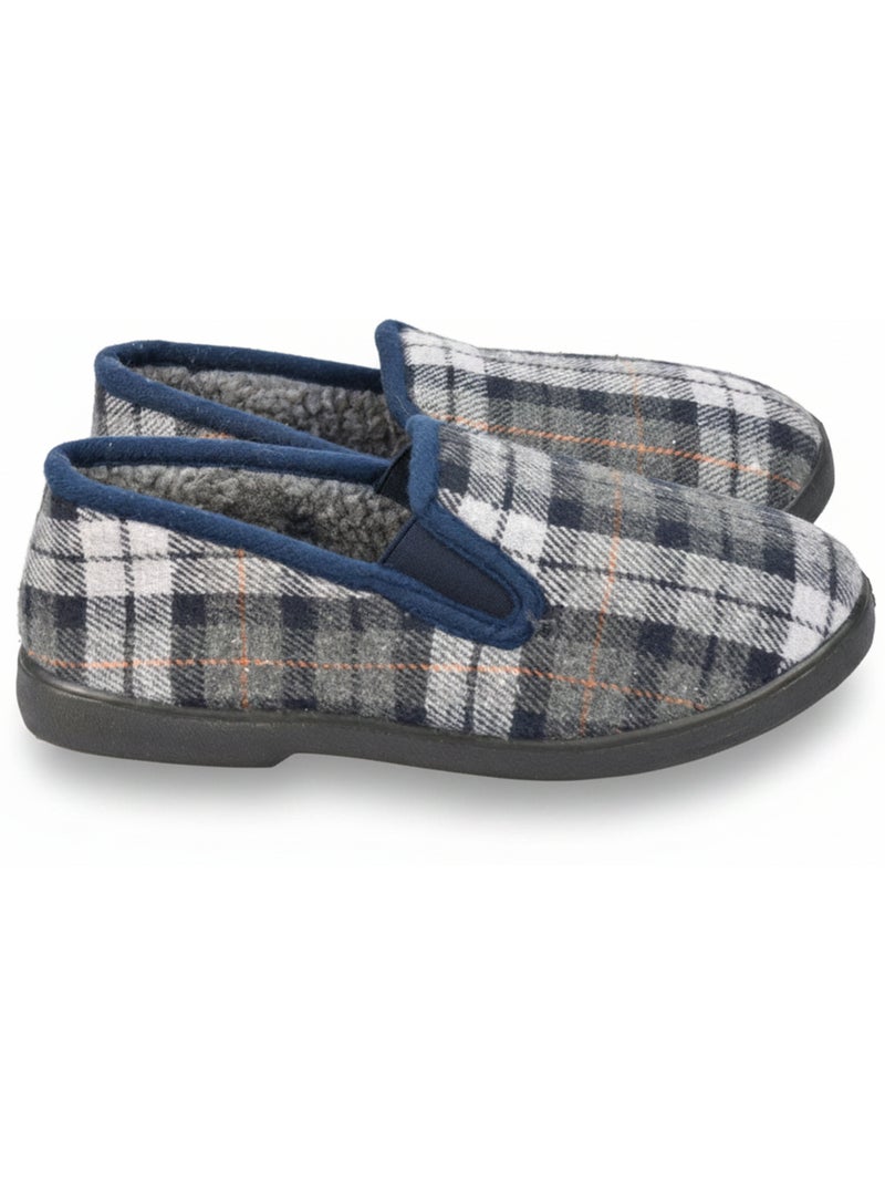 Zapatillas de casa charentaises hombre forradas ozabi suela antideslizante Azul marino - Kiabi