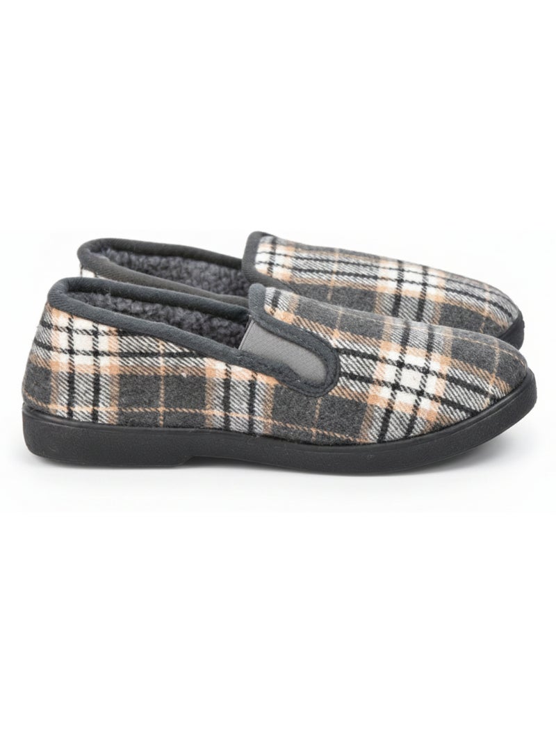 Zapatillas de casa charentaises hombre forradas ozabi suela antideslizante Gris - Kiabi