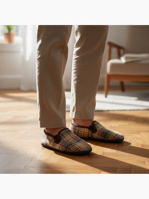 Zapatillas de casa charentaises hombre forradas ozabi suela antideslizante - Kiabi