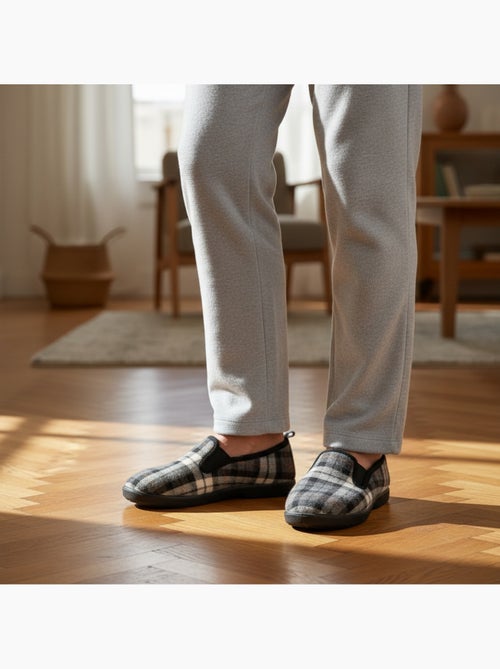 Zapatillas de casa charentaises hombre forradas ozabi suela antideslizante - Kiabi Zapatillas de casa charentaises hombre forradas ozabi suela antideslizante - Kiabi