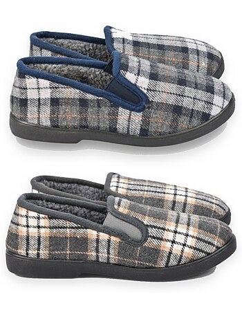 Zapatillas de casa charentaises hombre ozabi pack de 2 pares suela antideslizante