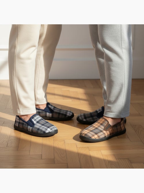 Zapatillas de casa charentaises hombre ozabi pack de 2 pares suela antideslizante - Kiabi