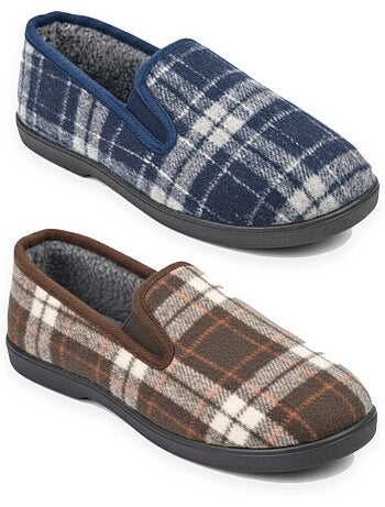 Zapatillas de casa charentaises hombre ozabi pack de 2 pares suela antideslizante