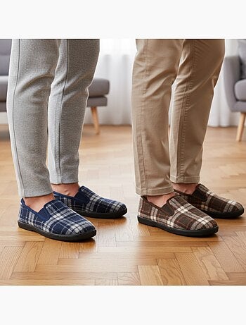 Zapatillas de casa charentaises hombre ozabi pack de 2 pares suela antideslizante