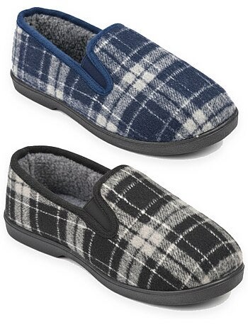 Zapatillas de casa charentaises hombre ozabi pack de 2 pares suela antideslizante