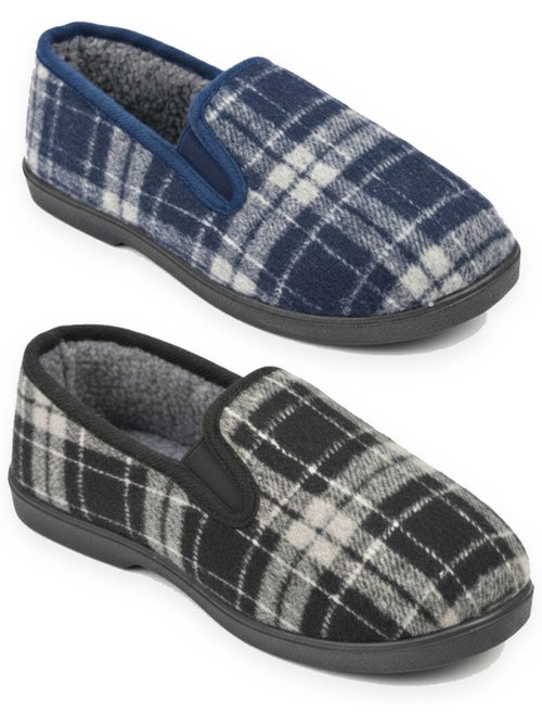 Zapatillas de casa charentaises hombre ozabi pack de 2 pares suela antideslizante - Kiabi