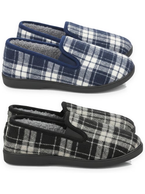 Zapatillas de casa charentaises hombre ozabi pack de 2 pares suela antideslizante - Kiabi