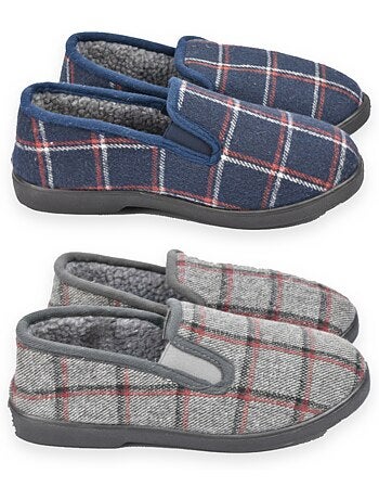 Zapatillas de casa charentaises hombre ozabi pack de 2 pares suela antideslizante