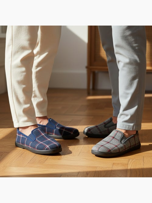 Zapatillas de casa charentaises hombre ozabi pack de 2 pares suela antideslizante - Kiabi