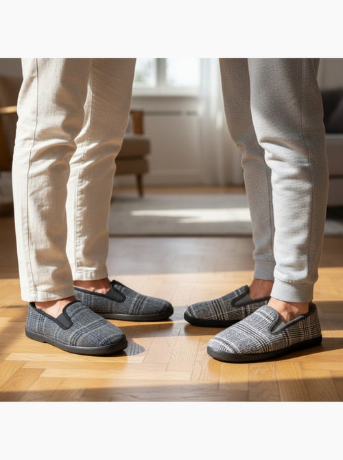 Zapatillas de casa charentaises hombre ozabi pack de 2 pares suela antideslizante - Kiabi