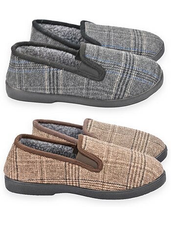 Zapatillas de casa charentaises hombre ozabi pack de 2 pares suela antideslizante