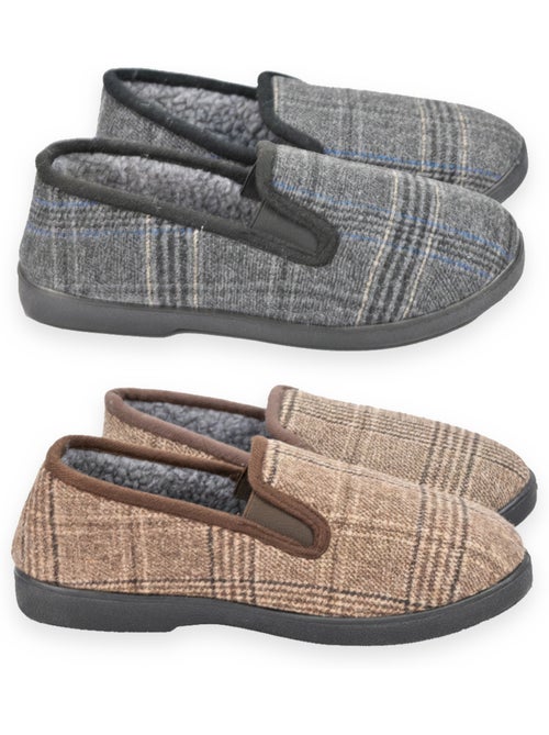 Zapatillas de casa charentaises hombre ozabi pack de 2 pares suela antideslizante - Kiabi