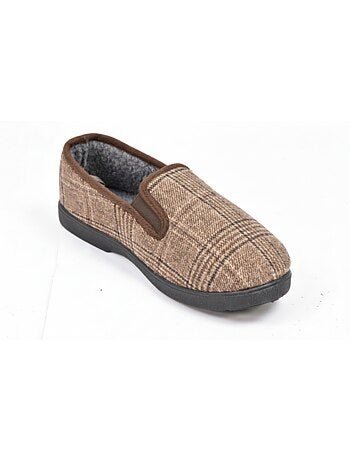Zapatillas de casa charentaises hombre ozabi prince-de-galles antideslizantes