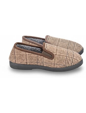 Zapatillas de casa charentaises hombre ozabi prince-de-galles antideslizantes