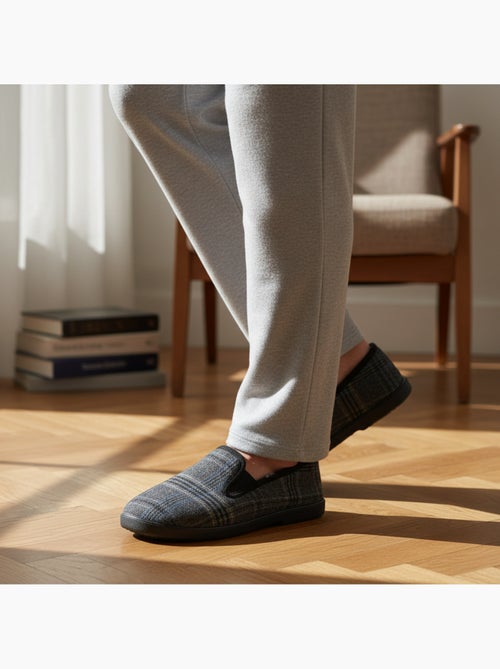Zapatillas de casa charentaises hombre ozabi prince-de-galles antideslizantes - Kiabi