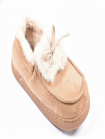 Zapatillas de casa Charentaises mujer terciopelo MD10154