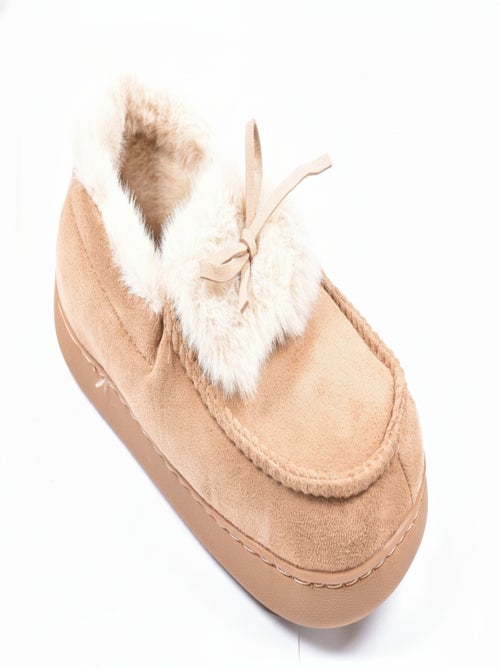 Zapatillas de casa Charentaises mujer terciopelo MD10154 - Kiabi Zapatillas de casa Charentaises mujer terciopelo MD10154 - Kiabi