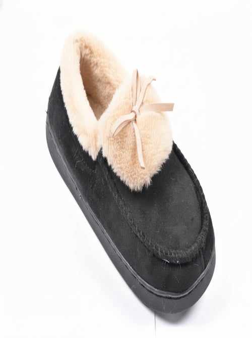 Zapatillas de casa Charentaises mujer terciopelo MD10154 - Kiabi Zapatillas de casa Charentaises mujer terciopelo MD10154 - Kiabi