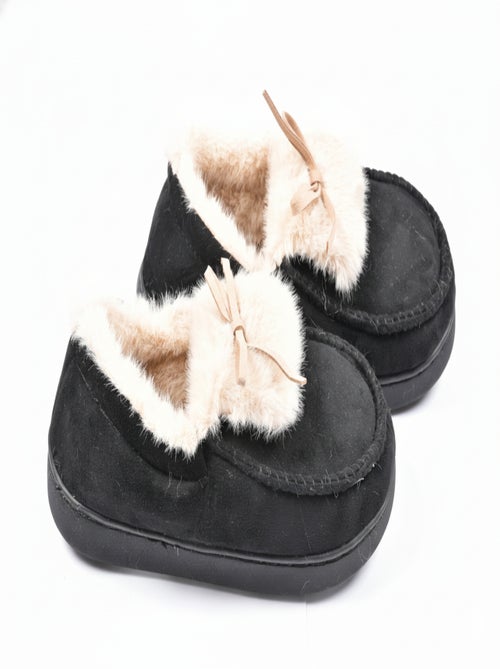 Zapatillas de casa Charentaises mujer terciopelo MD10154 - Kiabi Zapatillas de casa Charentaises mujer terciopelo MD10154 - Kiabi