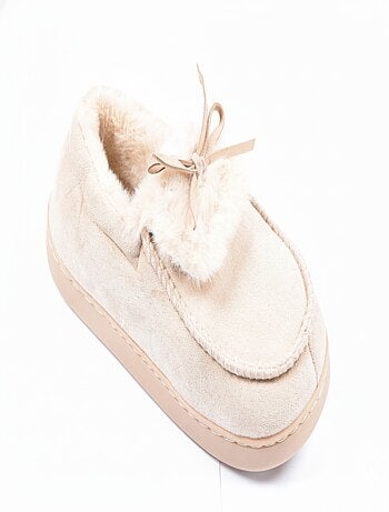Zapatillas de casa Charentaises mujer terciopelo MD10154